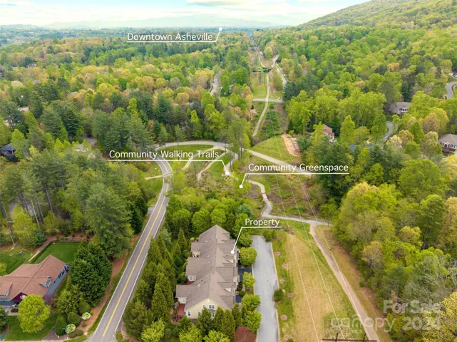 Unit located near end close to community greenspace and walking trails