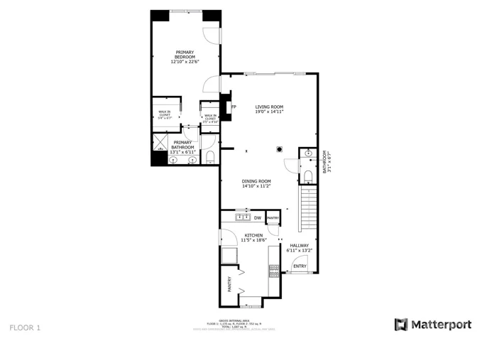 Main level floor plan is well thought out, dimensions are approximate