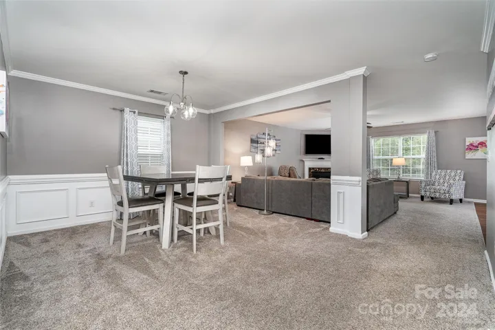 Dining Room into Living Room