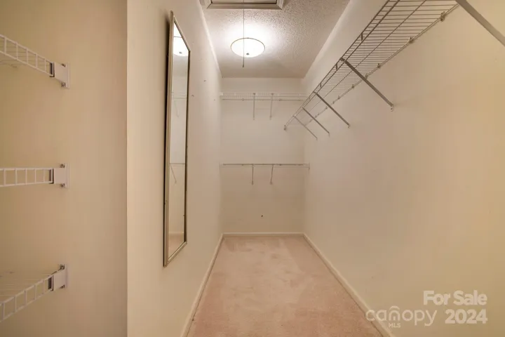 Primary walk in closet