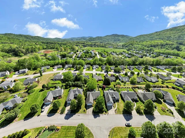 Community tucked in the valley w/ mountain views