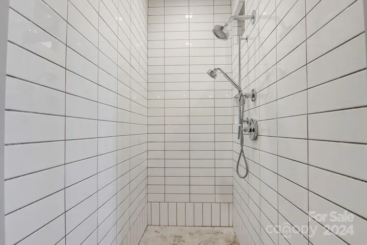 Lower Level Tiled Shower