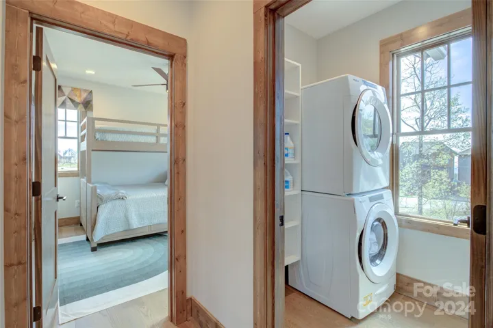 4th level laundry and bunk. Elevator is just to the right