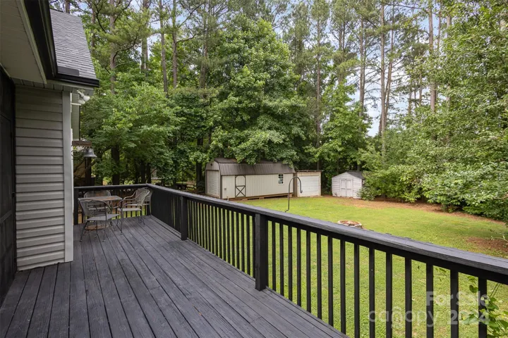 Fenced in backyard!