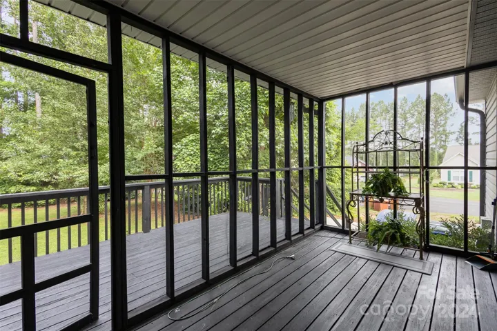 The Screened Porch is the perfect spot for morning coffee!