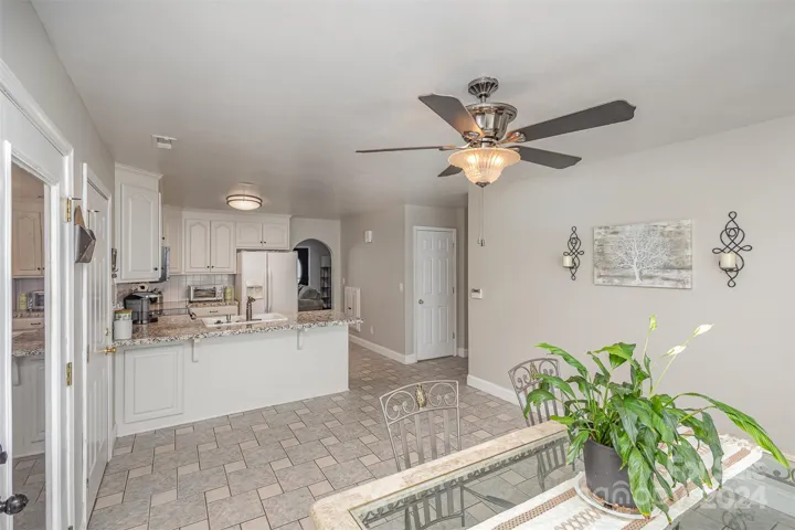 Open Kitchen and Dining Area