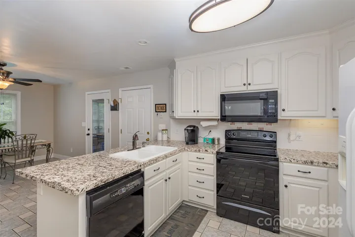 Kitchen with view of the Dining Area