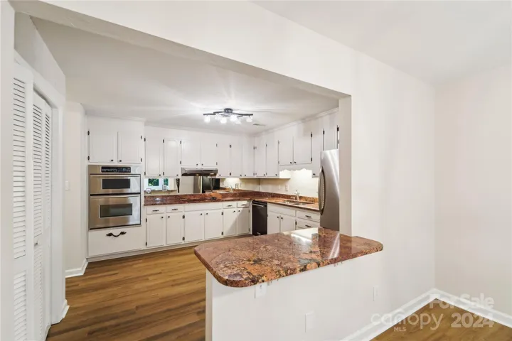 View into kitchen from Dining Room