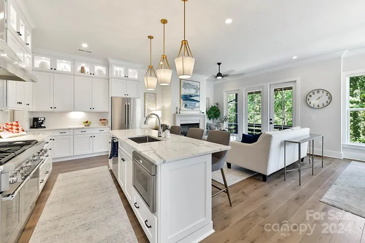 Kitchen and Family Room