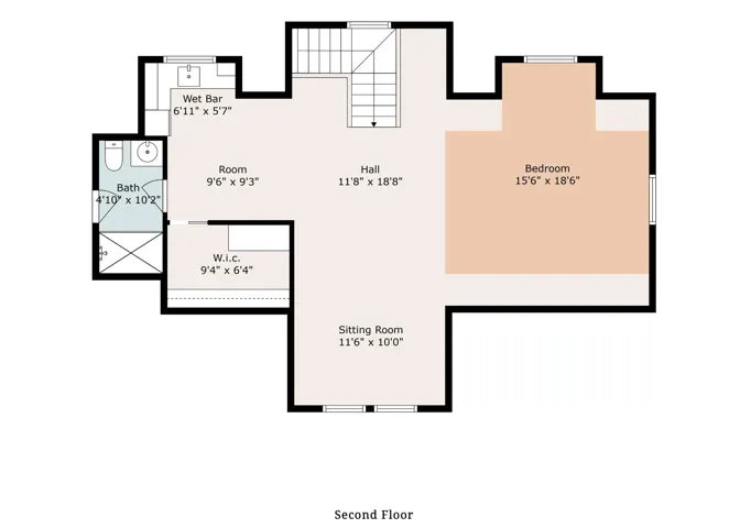 Second Level Floor Plan