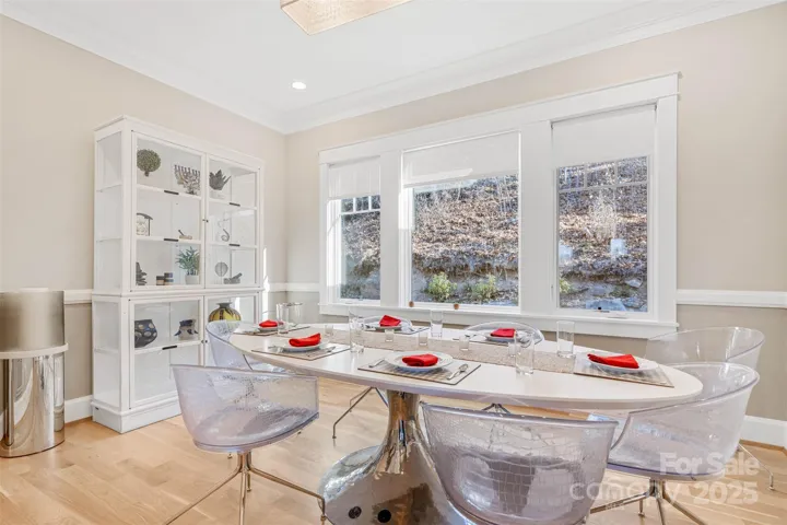 Formal dining room.