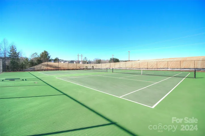 Community tennis courts