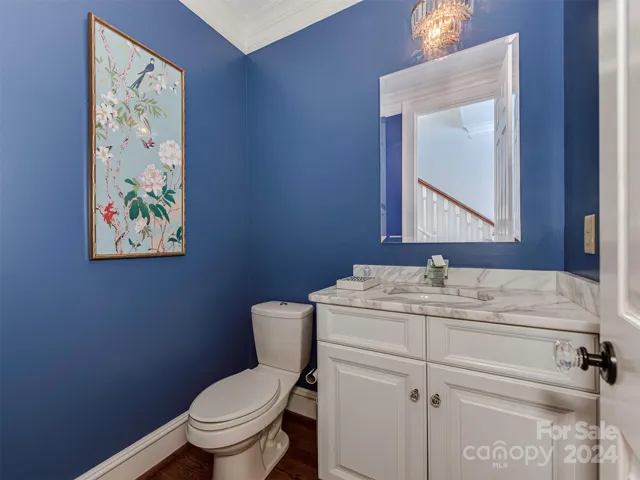 Half bath downstairs