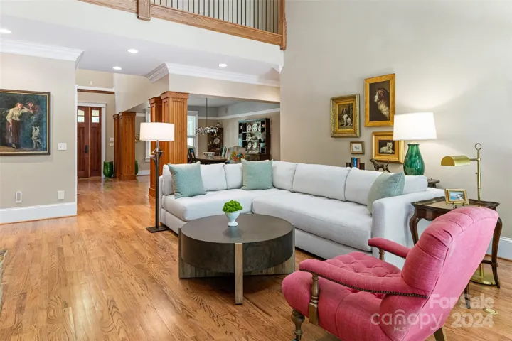 Open floor plan with main level living
