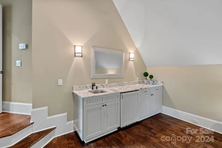 Bonus room wet bar