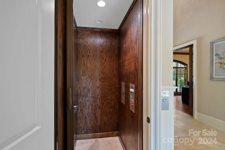 Upper level elevator access