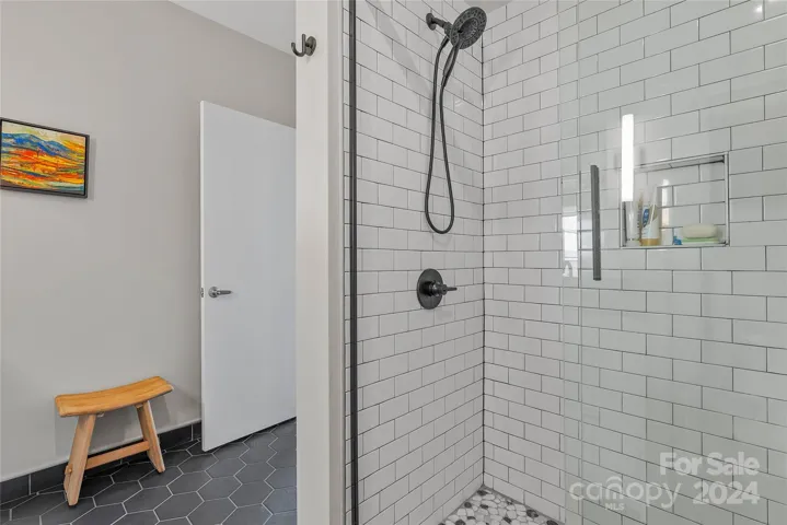 Primary bathroom shower