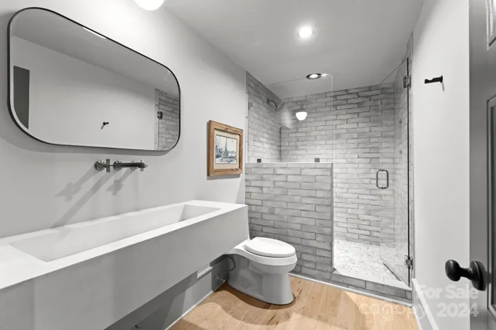 Full Bath in Basement