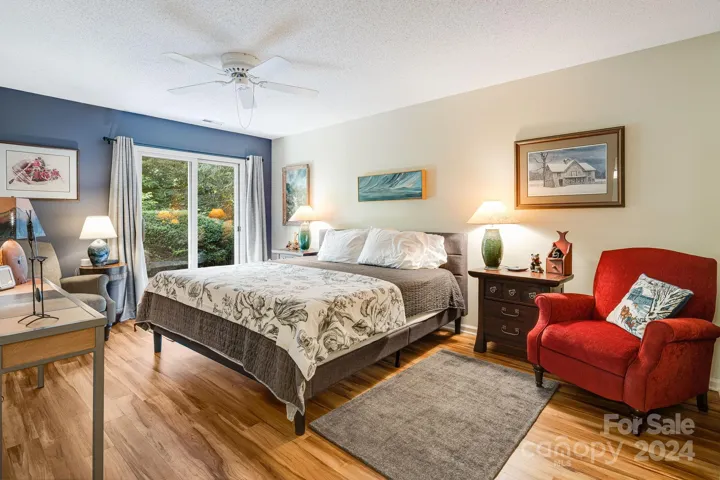 Primary Bedroom with patio access