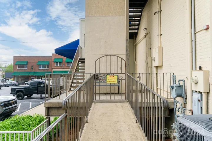 Secure back entry