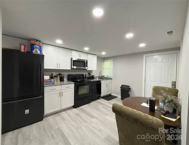 Basement kitchen.