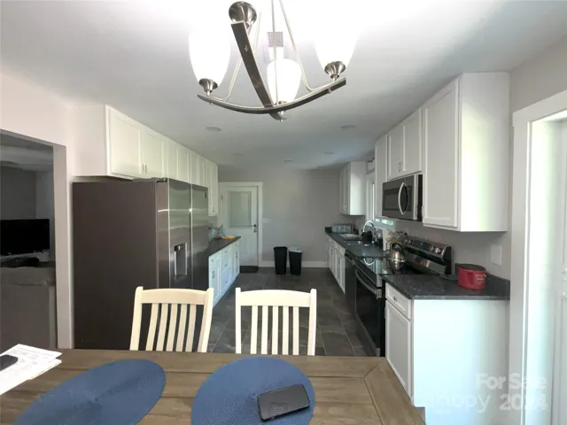 Main floor wide kitchen.