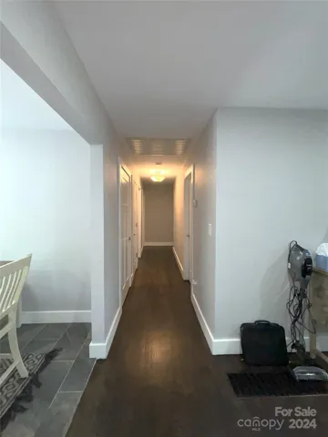 Main floor wide hallway.