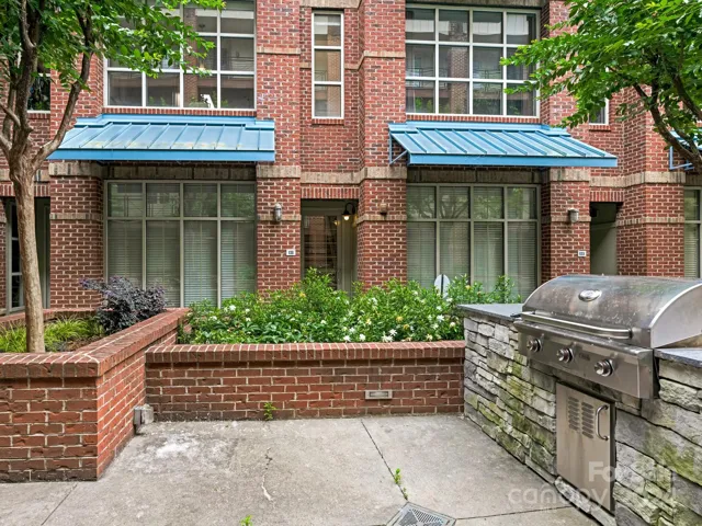 Courtyard with Unit Entrance