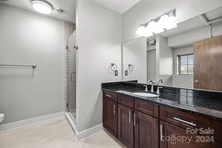 Beautiful renovated primary bathroom