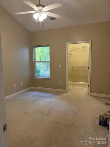 New carpet in both bedrooms large walk in closetsLarge Walk In storage and newly installed carpet