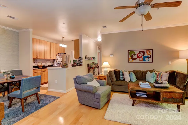 Open Kitchen and Living Room