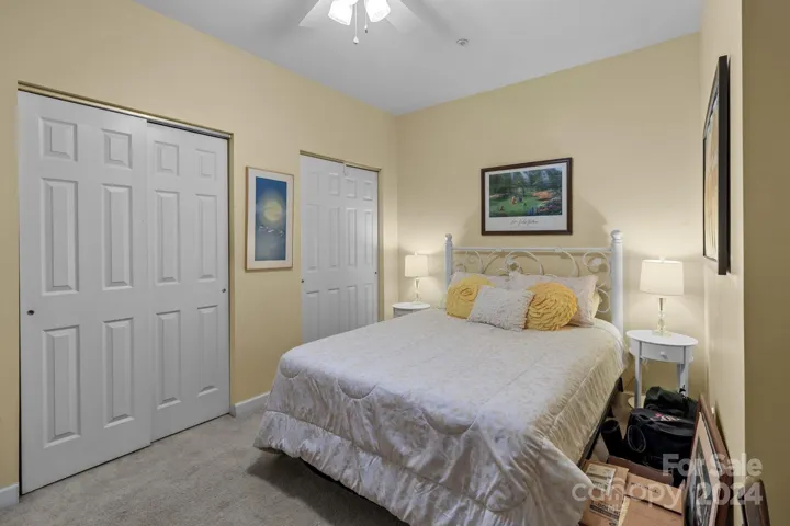 Bedroom 2 to the right of entrance hall