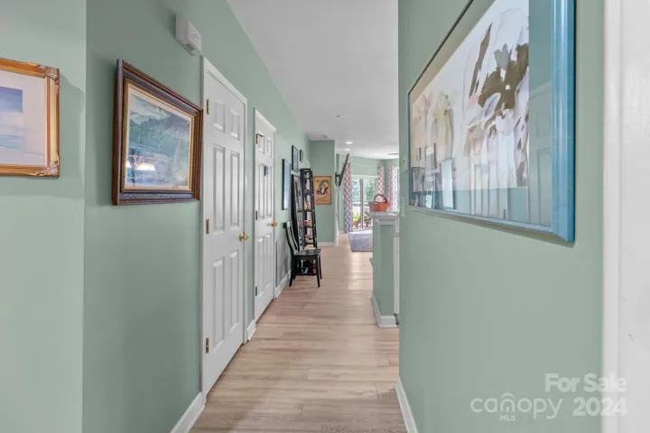 Split bedroom plan is great for guests and owners.