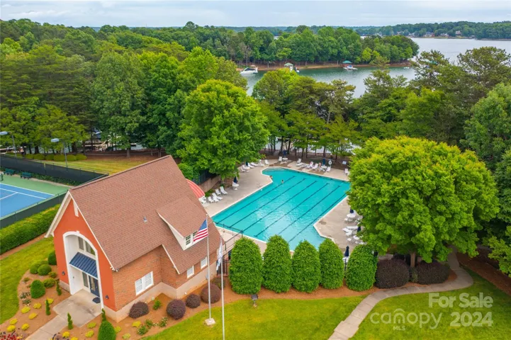 Detail of Clubhouse and Pool