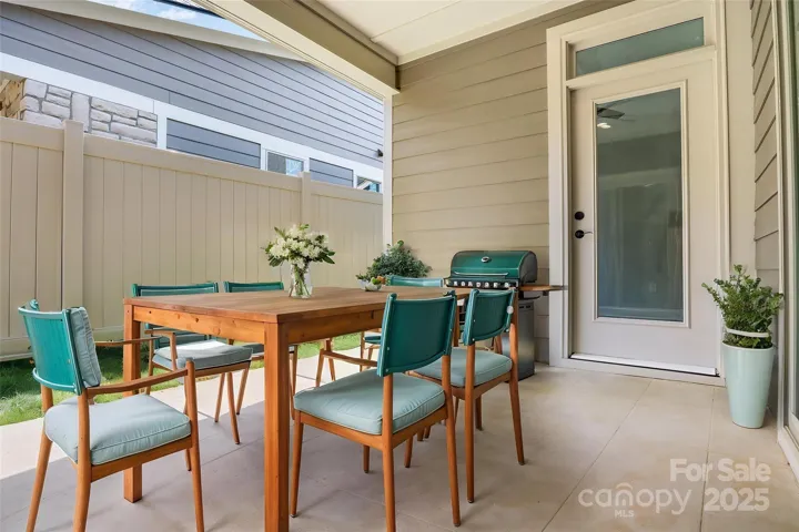 Patio- Picture is a model
