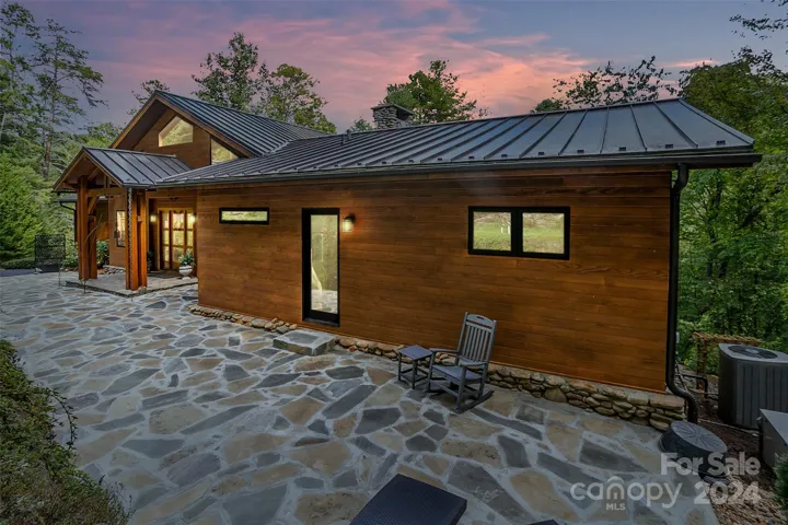 Exterior view of the home facing Northeast