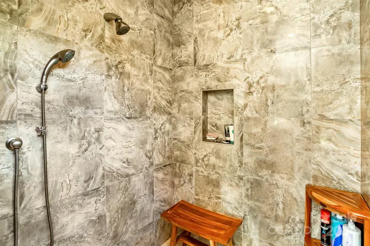 Primary bathroom shower