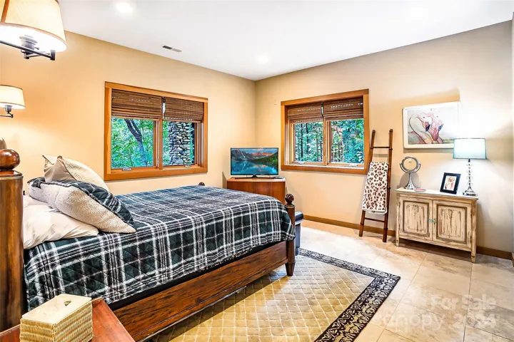 Lower level guest bedroom