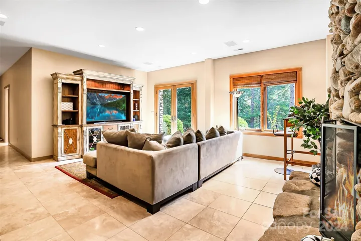 Lower level family room