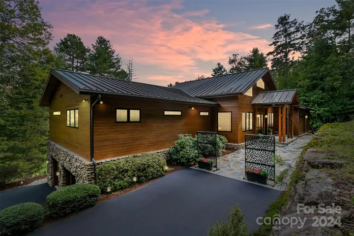 Exterior view of the home facing Southeast