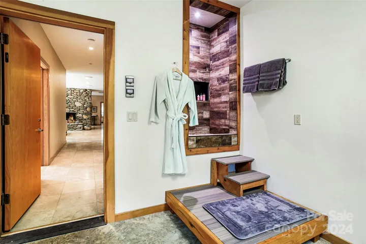 Garage shower