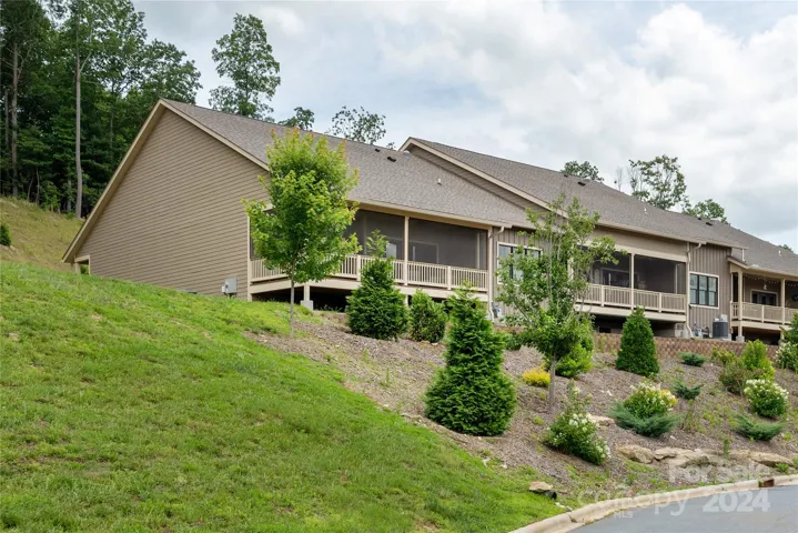 Back of Townhome