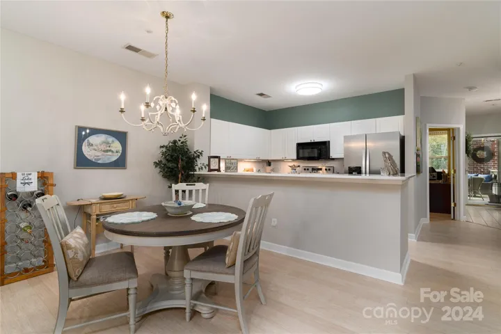 Ope with new quartz on the islandn floor plan