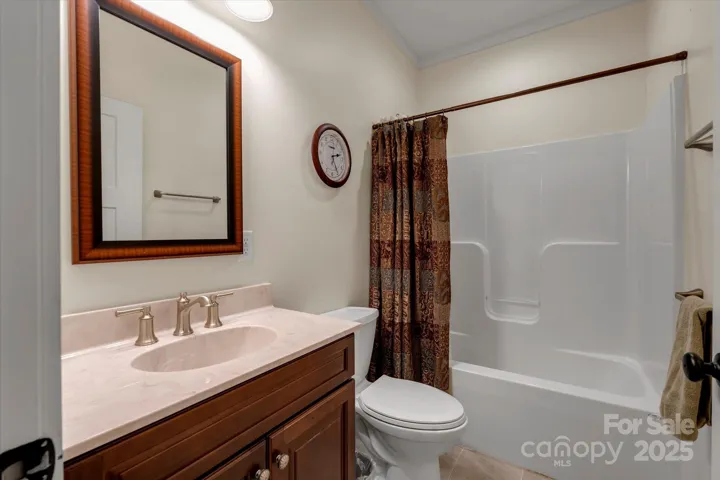 Hall bath on main level