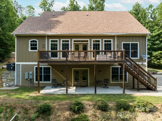 Rear view of property