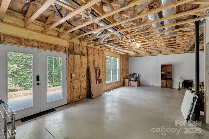 walk out basement with loads of natural light & potential