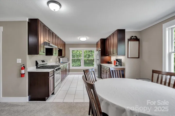 Full kitchen on 2nd level includes a dishwasher