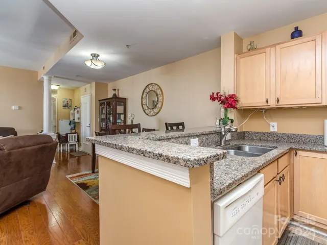Granite countertops and breakfast bar!