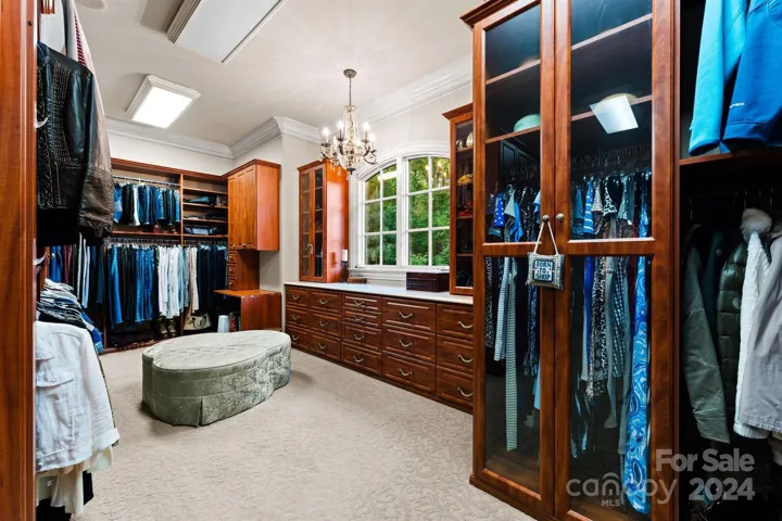 His and her custom closets