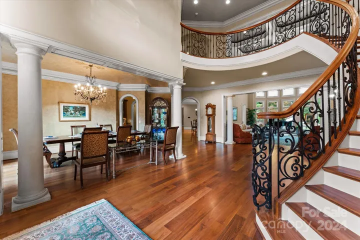 Grand two-story entry to welcome your guests